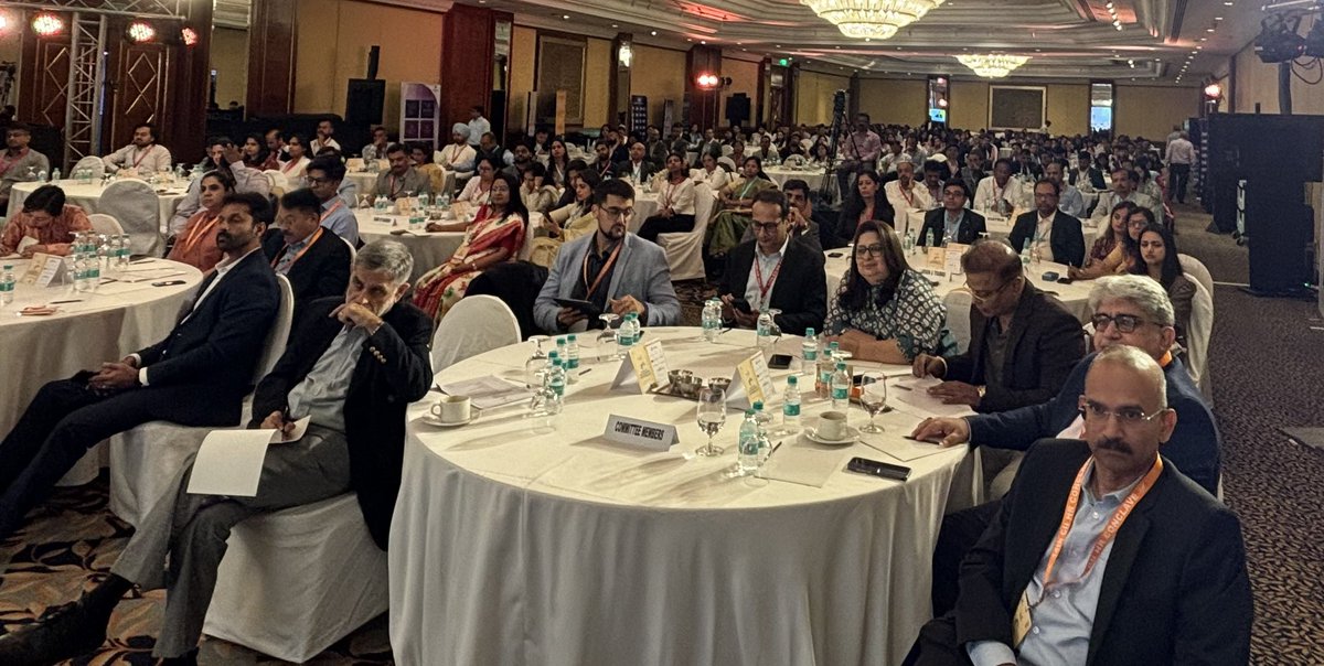 CII4WR's tweet photo. Live Now! The 14th CII HR Conclave has commenced with insightful discussions led by industry experts. Join us as we shape the future of work, focusing on **Employability, Engagement, and Experience. 

@CIIKOLCOE @CIIEvents 
#CIIHRConclave24 #HRLeadership #FutureOfWork #PeopleStrategy #HRInnovation #CIIWR #LeadershipDevelopment #EmployeeEngagement
#DiversityAndInclusion #TalentManagement #OrganizationalExcellence