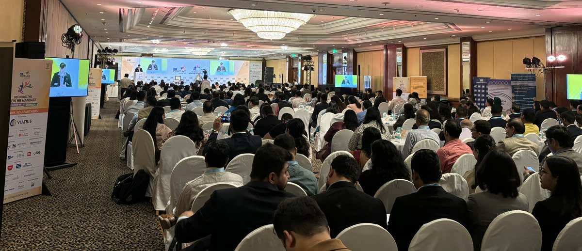 CII4WR's tweet photo. Live Now! The 14th CII HR Conclave has commenced with insightful discussions led by industry experts. Join us as we shape the future of work, focusing on **Employability, Engagement, and Experience. 

@CIIKOLCOE @CIIEvents 
#CIIHRConclave24 #HRLeadership #FutureOfWork #PeopleStrategy #HRInnovation #CIIWR #LeadershipDevelopment #EmployeeEngagement
#DiversityAndInclusion #TalentManagement #OrganizationalExcellence