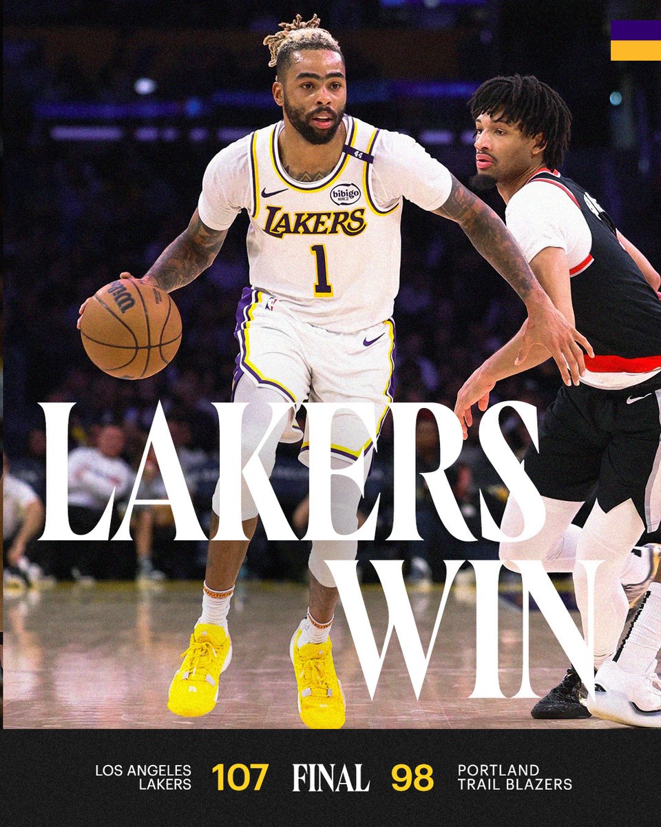 Lakers's tweet photo. Home W 😤 https://t.co/5lpgIElziI