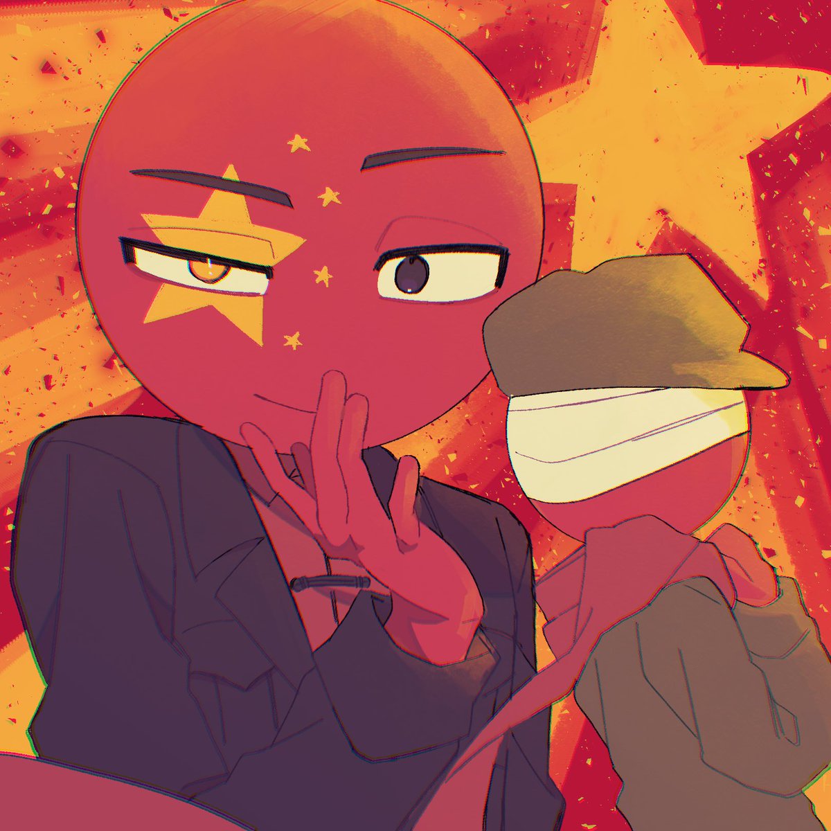 wwp_hh's tweet photo. #CountryHumans
リクエストです！！
(にっこり)🇨🇳と(にっこり笑顔＋照れ顔)🇩🇪です！ https://t.co/M2e03MB7Ba