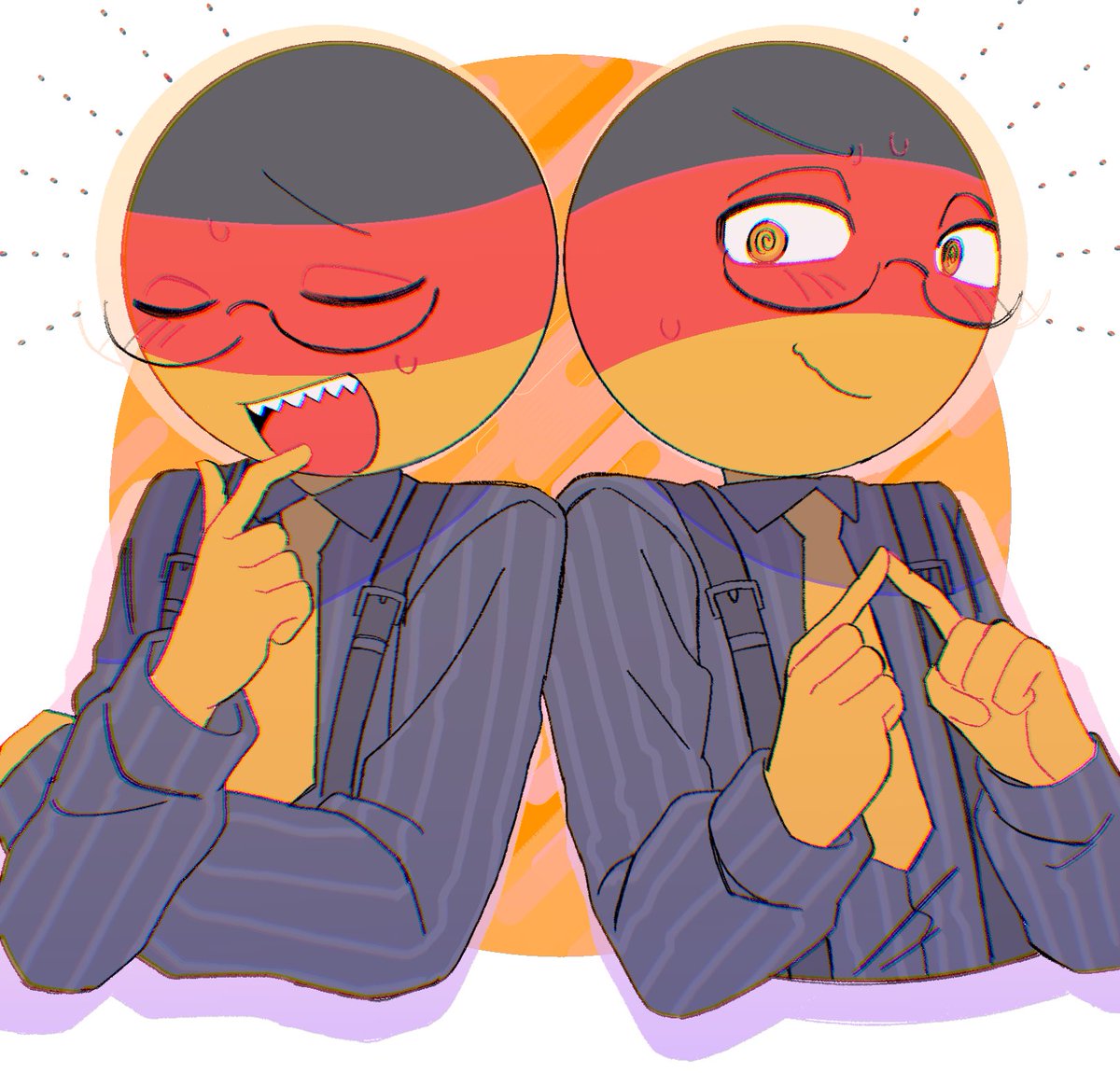 wwp_hh's tweet photo. #CountryHumans
リクエストです！！
(にっこり)🇨🇳と(にっこり笑顔＋照れ顔)🇩🇪です！ https://t.co/M2e03MB7Ba