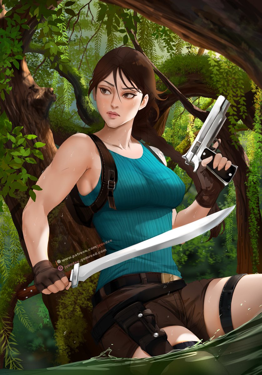 jyundeeARTs's tweet image. tomb raider