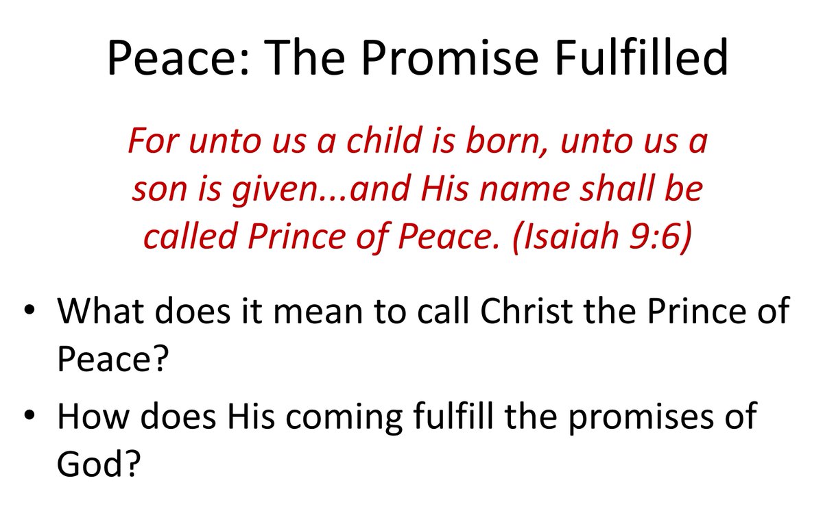BringPeaceJoy's tweet image. The Prince Of Peace Has Come!
#PeaceAndThePromiseFulfilled