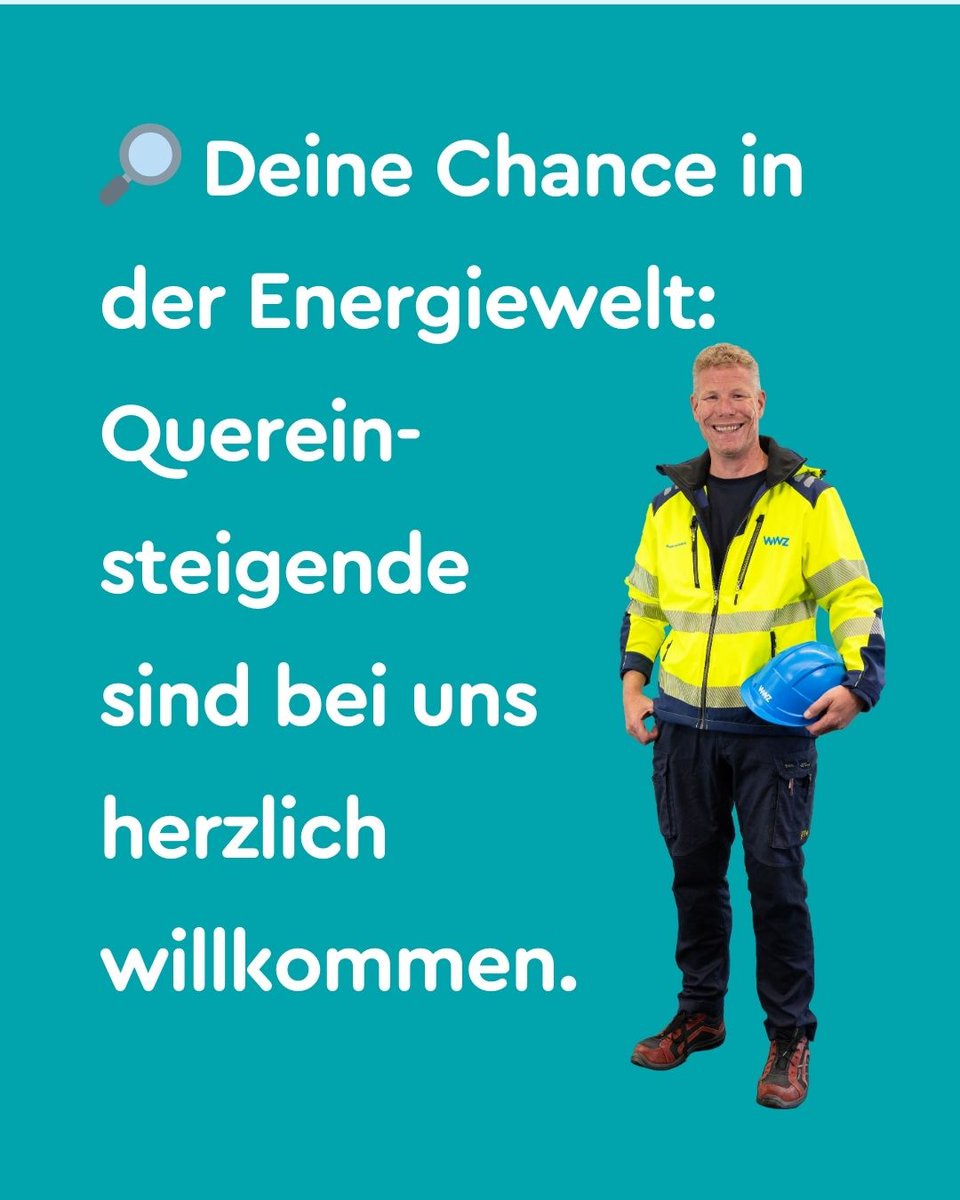 🚀 Wir suchen motivierte Netzelektrikerinnen und Netzelektriker! Quereinsteigende willkommen. Sei Teil unseres Teams und gestalte die Energiezukunft mit uns: social.wwz.ch/nrq7eal