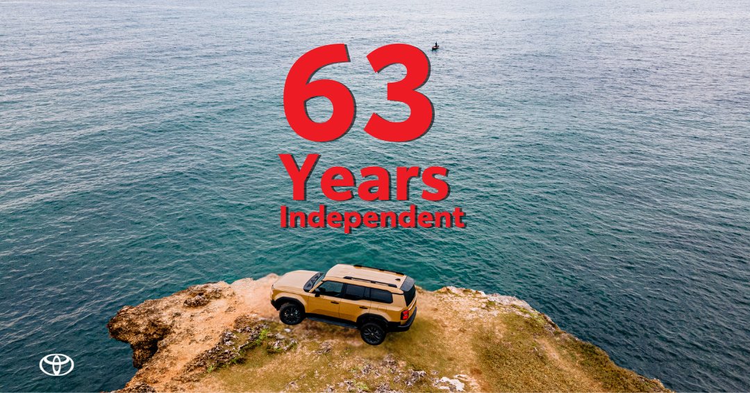 ToyotaTanzania's tweet photo. Freedom to Explore. Freedom to Thrive.
Happy Independence Day! 🇹🇿
#63YearsOfFreedom #TanzaniaIndependence #ToyotaPrado #ExploreFreedom https://t.co/4wH198x6mc
