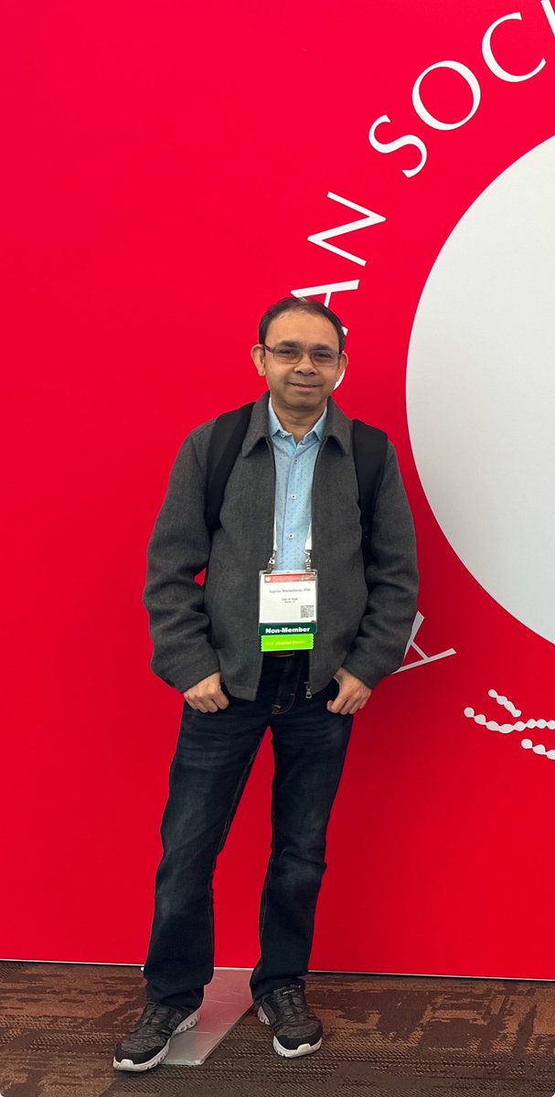 Wang lab at #ASH24: join in this exciting talk by <a href="/cityofhope/">City of Hope</a> scientist Supriyo Bhattacharya tomorrow at 803 session emerging tools, technologies and AI in hematology about SF3B1 mutation and translatable lncRNAs in CLL.<a href="/ASH_hematology/">ASH</a>