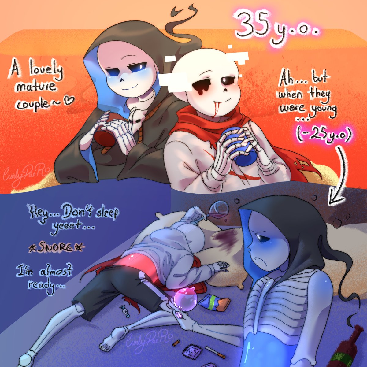 This couple through the years <3 #afterdeath #genosans #Reapersans