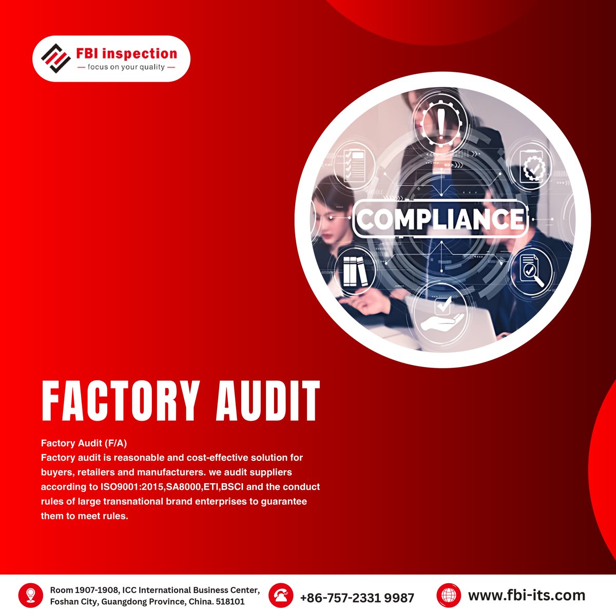 fbiinspection's tweet image. Ensuring excellence, one step at a time! 🏭🔍 Our latest factory audit reflects our commitment to quality and compliance. ✨ 

👉Visit Our site : fbi-its.com/products/facto… 

#FactoryAudit #QualityFirst #FBIITS #PushpaTheWildFire #Israel #Suriya45