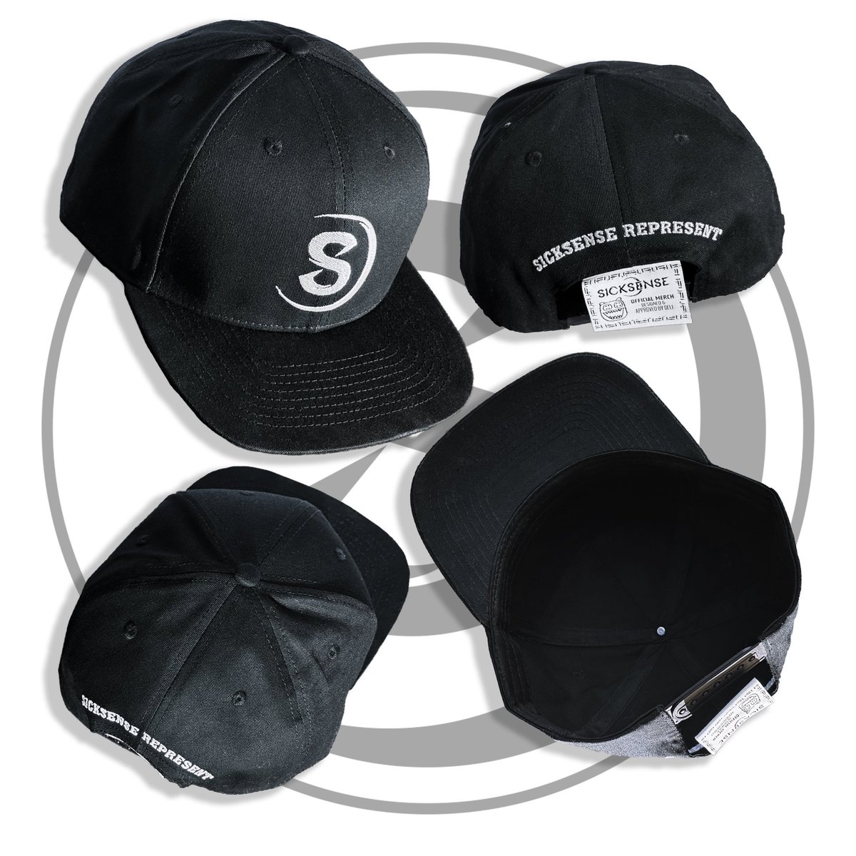 SoundEscAgency's tweet photo. .@sickxsense "Wildfires" &amp; "Emblem" Snapbacks are now available at our online store!

Get some new Sicksense merch for yourself or your loved ones this Holiday season! 🎁 https://t.co/hRD5trjCnz