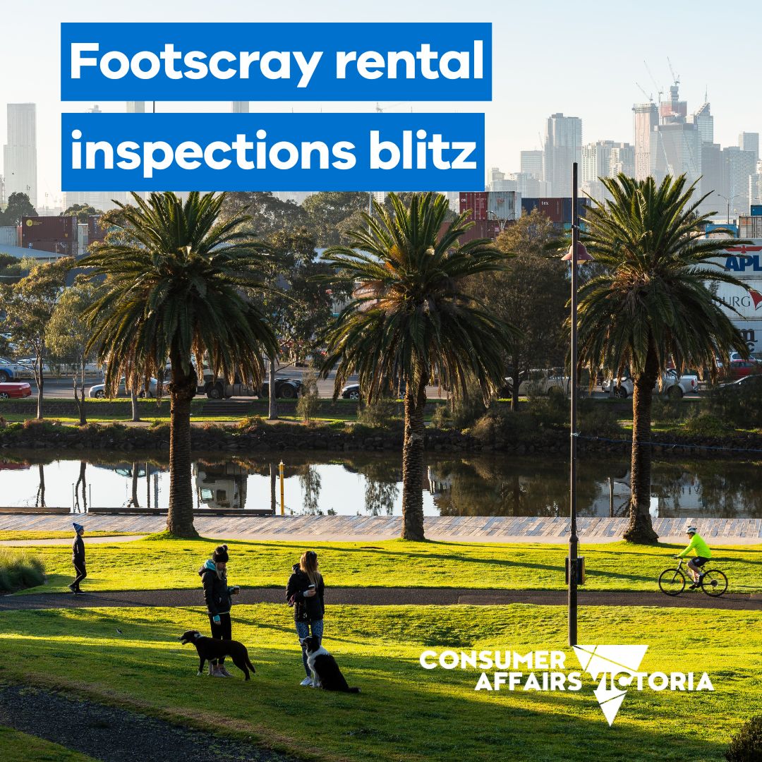 Our Renting Taskforce inspected advertised #Footscray rental properties on Saturday.
They were on the lookout for rentals that don’t meet the minimum standards.
You can report listed rentals that aren’t up to scratch, anonymously, via consumer.vic.gov.au/rental-listing
