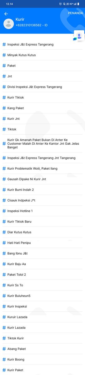 siscapaula's tweet photo. dear @jntexpressid tolong ditindak lanjuti kurir yang bermasalah ini, paket tidak ditrima tapi sudah ada tulisan status sudah dikirim pas dicek siapa yang menerima tidak ada fotonya. di telpon tidak bisa pas dicek diget contact trnyata sdh banyak yang tertipu. tlg ditindaklanjuti https://t.co/kGembSPcuW