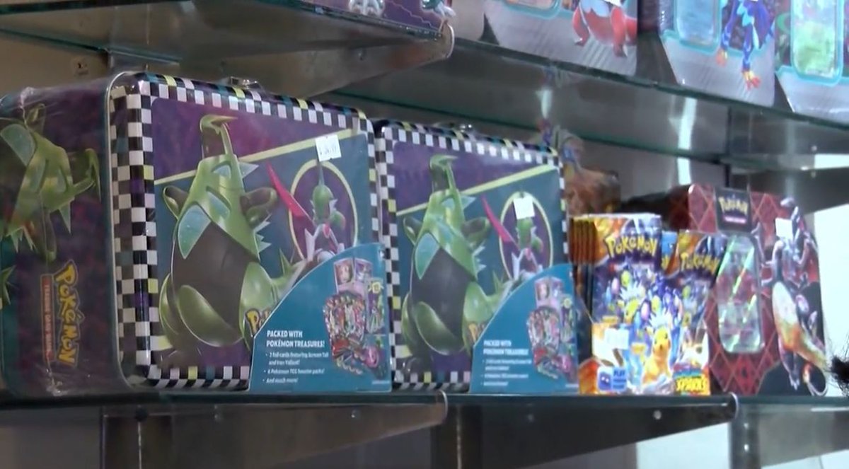 Thousands of dollars worth of Pokémon cards were stolen from an Old Town shop, leaving the owner shocked. Full story:  buff.ly/3ZJCxZa #Albuquerque #Crime #PokemonCards <a href="/krqe/">KRQE News 13</a> krqe.com/news/albuquerq…