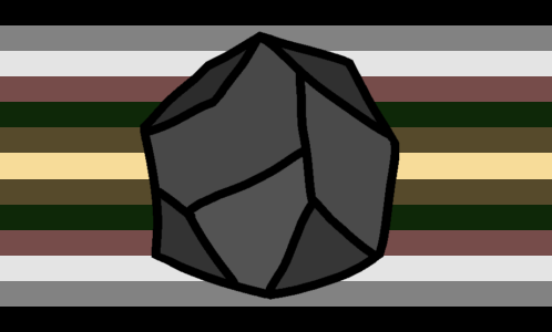 BluCreeperCat's tweet photo. Yo, Rocksexuality does it have a flag? Cuz I can't find one. If not then I propose this. https://t.co/KQO2LZz0X1