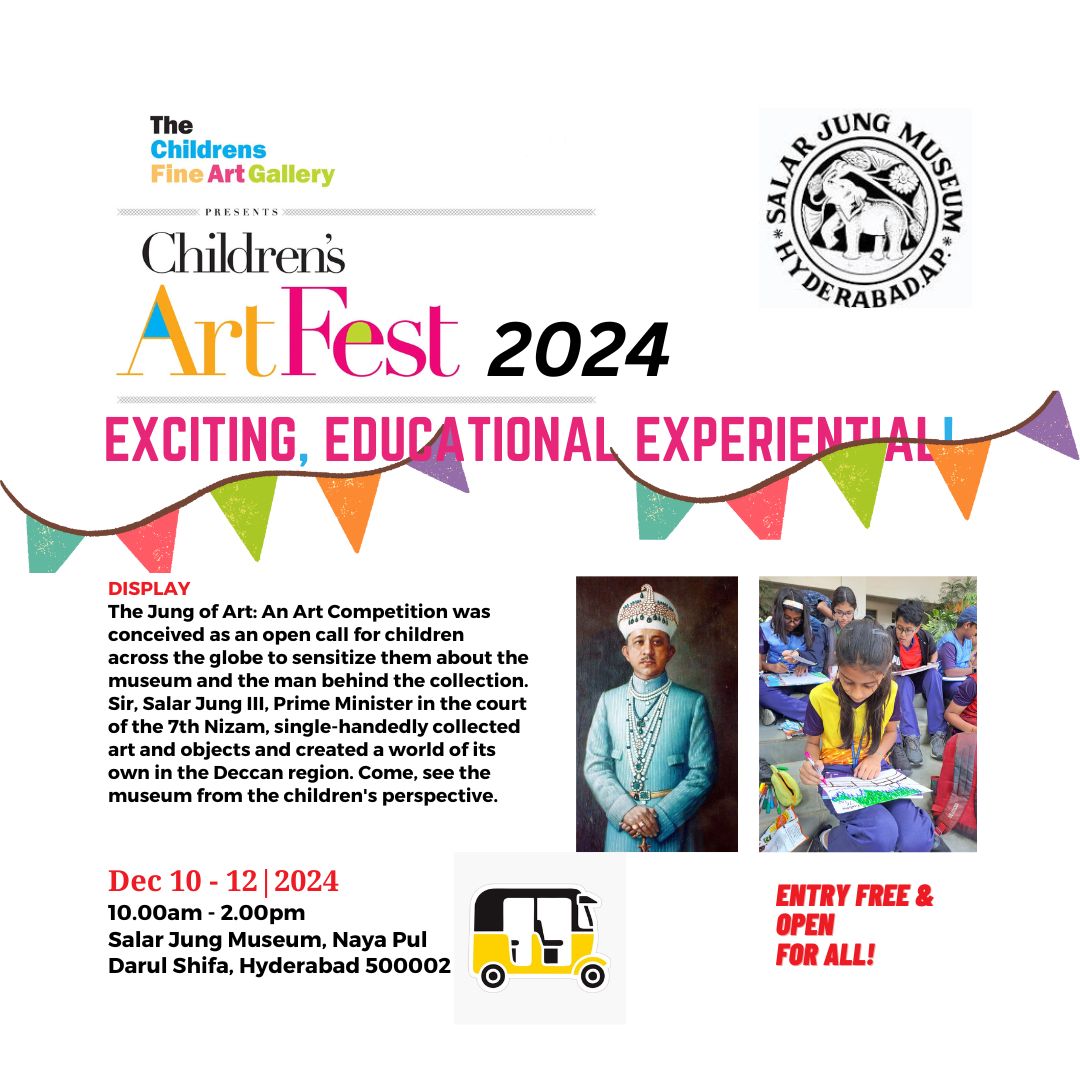 sjmhyd's tweet photo. ✨ Discover Creativity Through Young Eyes ✨
This Children's Art Fest at the museum features captivating displays that celebrate the imagination of our young artists.
🗓️10th Dec - 13th Dec 2024
#SalarJungMuseum #AmritMahotsav #ChildrensArtFest #YoungArtists #creativedisplay https://t.co/cOpFXFlJGU
