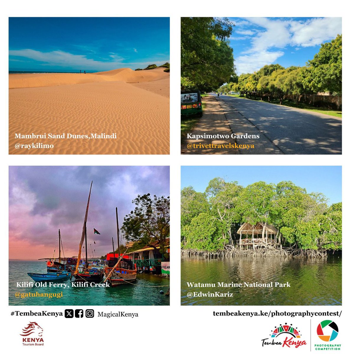 magicalkenya's tweet photo. The weekend may be over, but the December vibes continue!  

Which of these hidden gems is calling your name? Let us know in the comment section👇  

Remember to vote for your favourite shortlisted image and get it closer to the grand prize. Vote Here: https://t.co/OUtnxQ5RbS   #tembeakenyaphotographycontest #magicalkenya #capturemagicalkenya