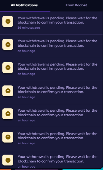 MxPocketRockets's tweet photo. Hi everyone.Just to give you an update Roobet has a delay at the moment apperantly with the TRON transfer, including my own https://t.co/pnL9M3XHPA