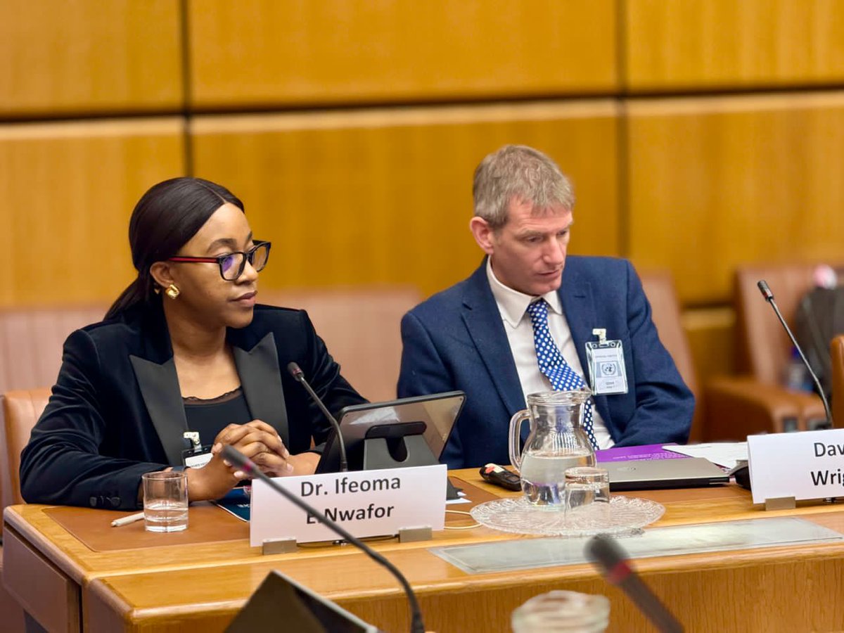Ify_Cyberlaw's tweet photo. Honoured to be invited to the launching event of the @UNODC Global Strategy to prevent and combat Non-Consensual Sharing of Intimate Images held in Vienna last Friday. Glad to have provided my perspective on civil society engagement to address NCSII. #YourImageYourRules https://t.co/Gr9m4IJHkc