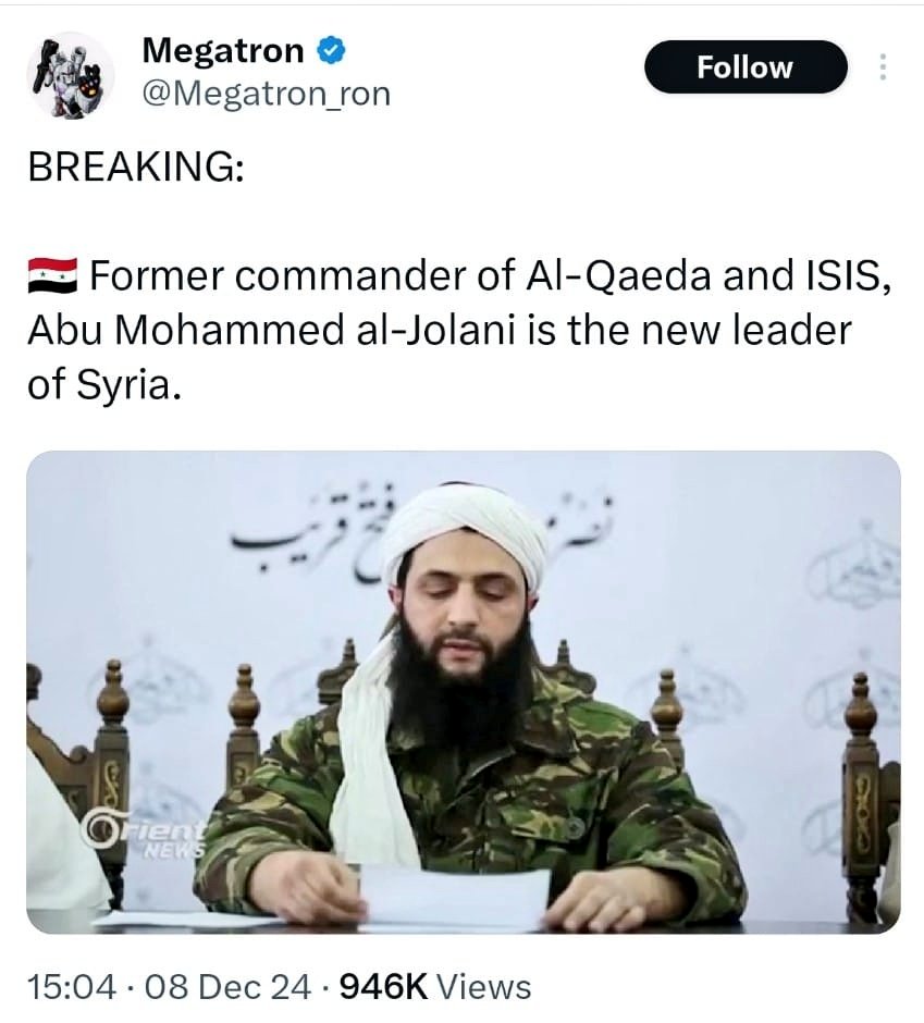 islah_bahrawi's tweet image. Pemberontak Wahabi-Salafi Jihadis itu menggulingkan Assad di Syuriah, didukung Amerika dan Israel. Padahal mereka punya tafsir yg sama dgn ISI5 dan Alq4ed4.

Lalu, beda mereka dgn Wahabi Salafi di Indonesia apa? Doktrinnya sama! Hanya yg di sini masih takut utk betingkah macem2.