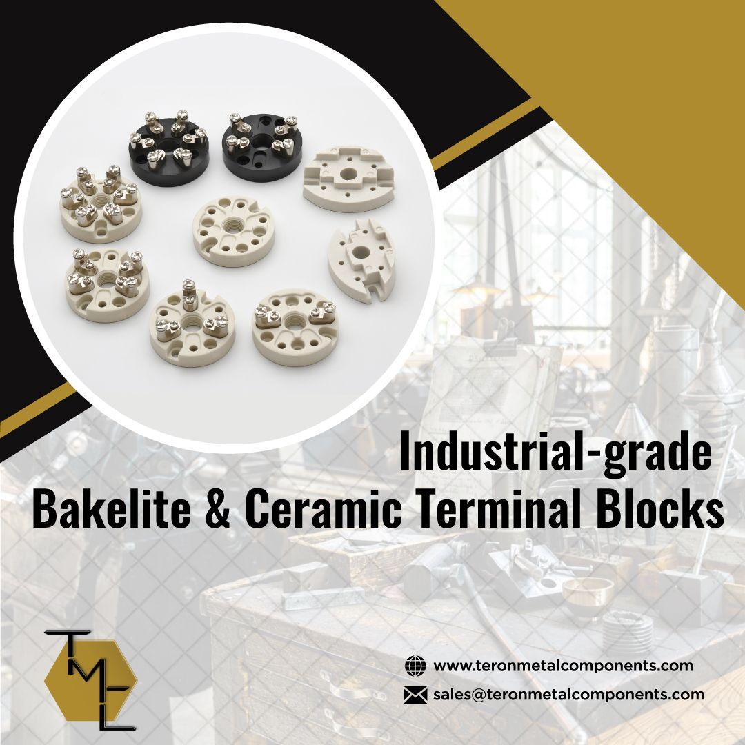 TeronMetal's tweet image. Quality is our priority! At Teron Metal Components, we use premium materials and cutting-edge machinery to manufacture high-performance Bakelite &amp;amp; Ceramic Terminal Blocks.

buff.ly/3vjlX1Y

#BakeliteTerminalBlocks #TerminalBlocks #CeramicTerminalBlocks #TerminalBars