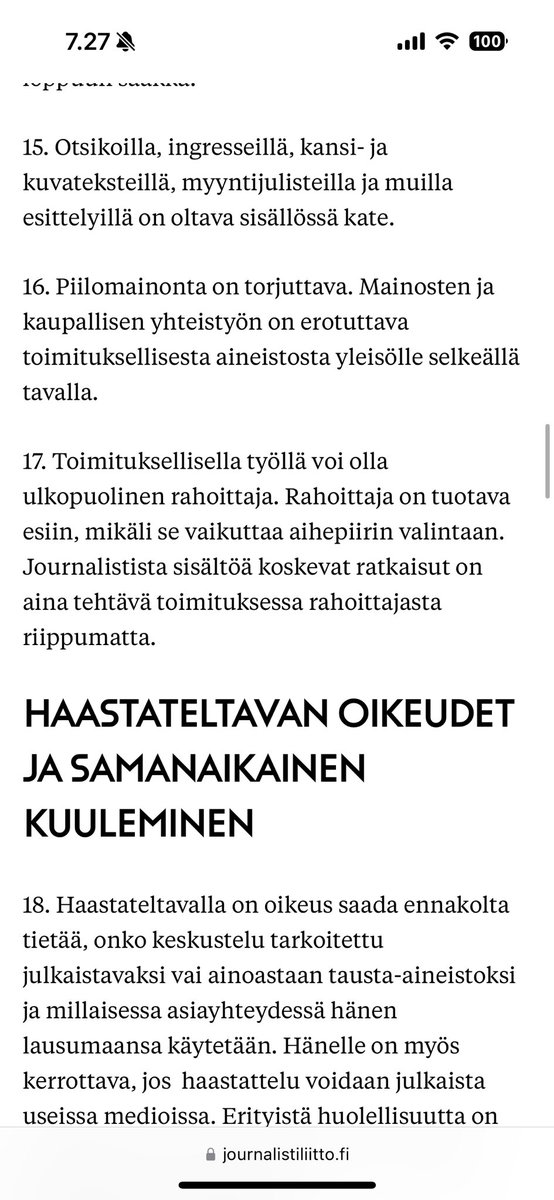 Silloin ennen vanhaan kun opiskelin journalismia ja tein sitä, otsikolle piti löytyä kate jutusta. Se on myös journalistin ohjeissa pykälä 15. Kaleva otsikoi että ilmastonmuutoshuoli vaikuttaa lapsipäätöksissä, mutta heti ensimmäisessä kappaleessa todetaan että näin ei ole.