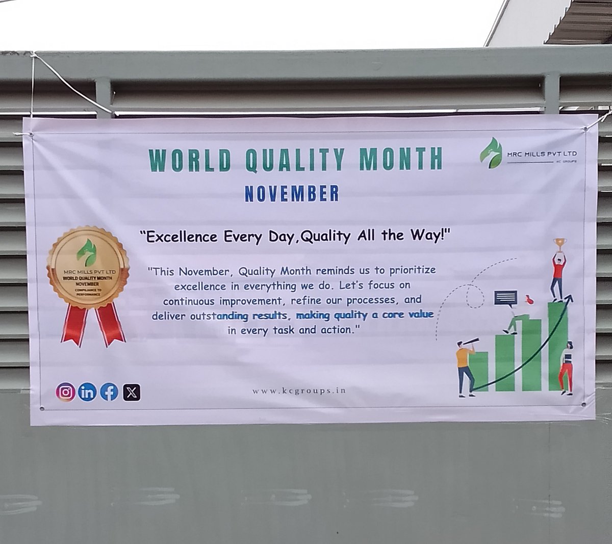 MillsMrc3635's tweet photo. Celebrating This #QualityMonth Proud of our teams commitment to continuous improvement and innovation. Check out the highlights from our Quality Month Meeting Let’s keep raising the bar #ExcellenceInQuality #Innovate #Teamwork #QualityMatter #ContinuousImprovement #mrcmillspvtltd https://t.co/FlG0B0OmlY