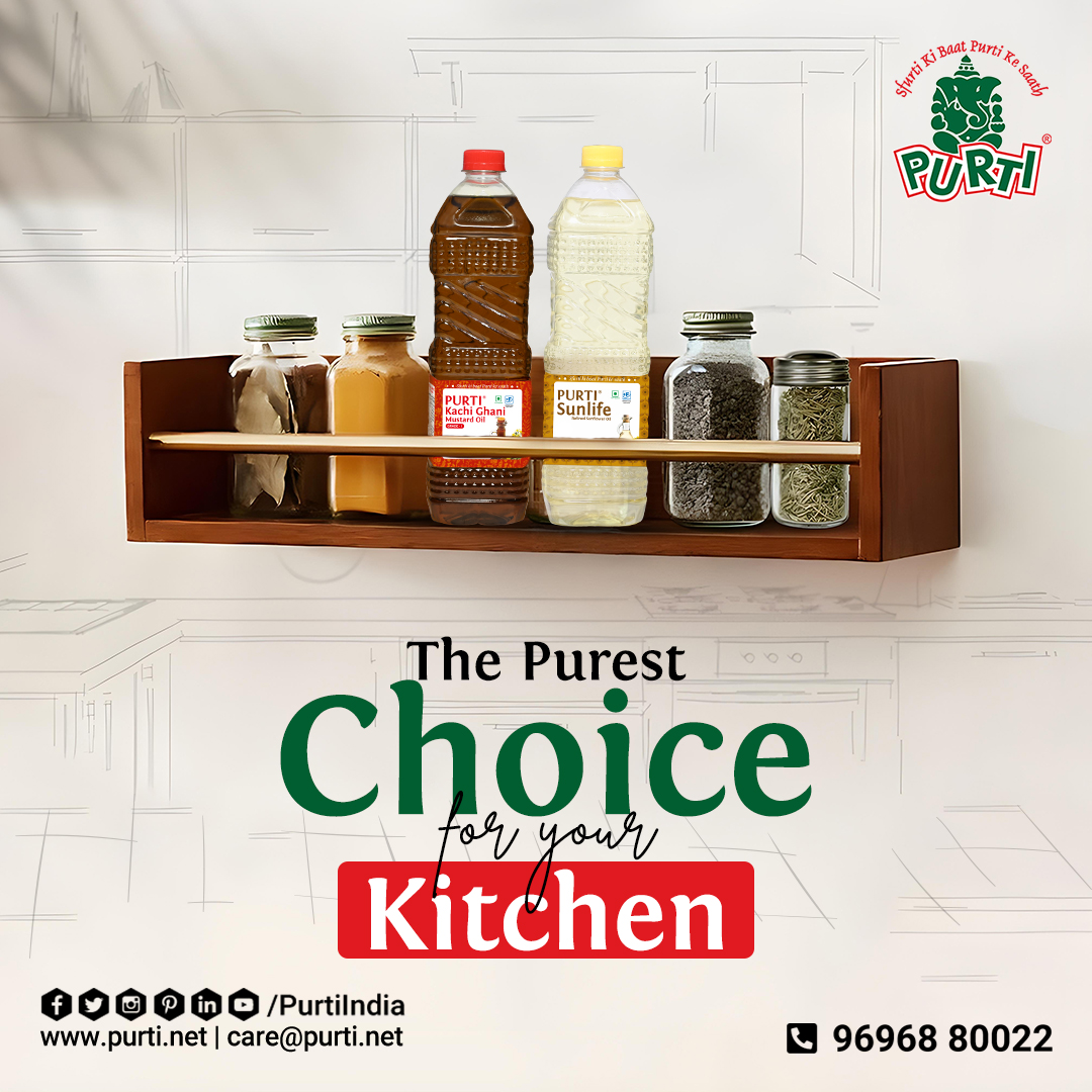 PurtiIndia's tweet photo. Transform your meals with the purity of 𝐏𝐮𝐫𝐭𝐢 𝐎𝐢𝐥𝐬 - your trusted choice for a healthier kitchen! 🏠✨
For Distributorship: https://t.co/xRD0L2NMXe
.
.
.
#Purti #EdibleOil #CookingOil #PurtiOils #HealthyCooking #PureChoice #KitchenEssentials #CookingWithCare https://t.co/tK8TMtQV1E