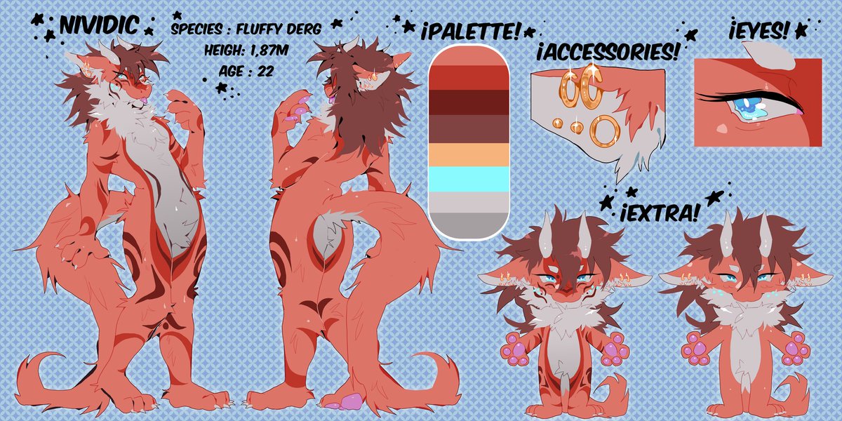 nividic's tweet photo. Nouveau fursona 💫 https://t.co/zE3vRGSwe3