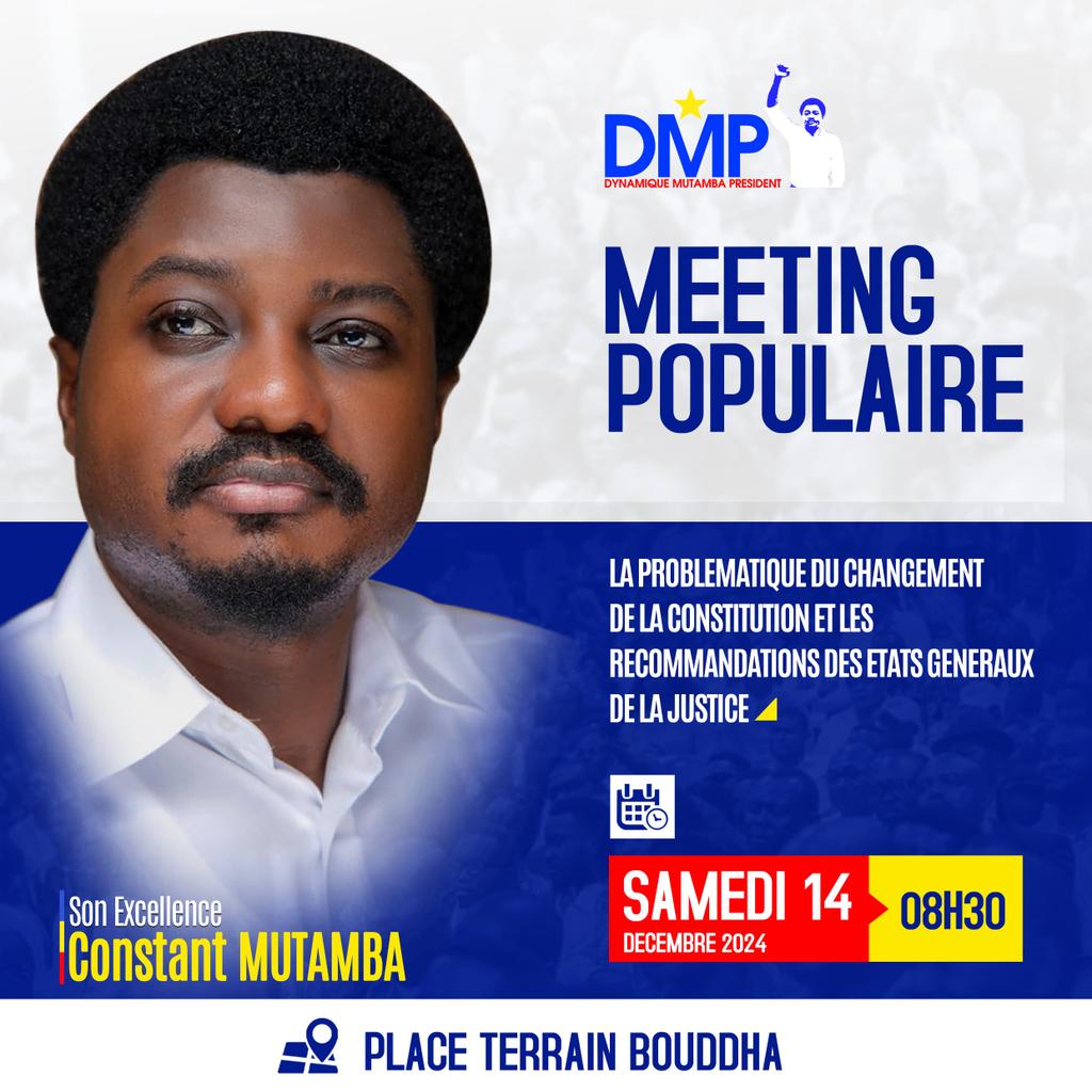 gkdimambu's tweet photo. Un seul évènement pour ce samedi,...
@ConstantMutamba @DynamiqueMP 
@Dmpgrandkasai @TopCongo @NgazwaJean https://t.co/MqeUGHKpmx