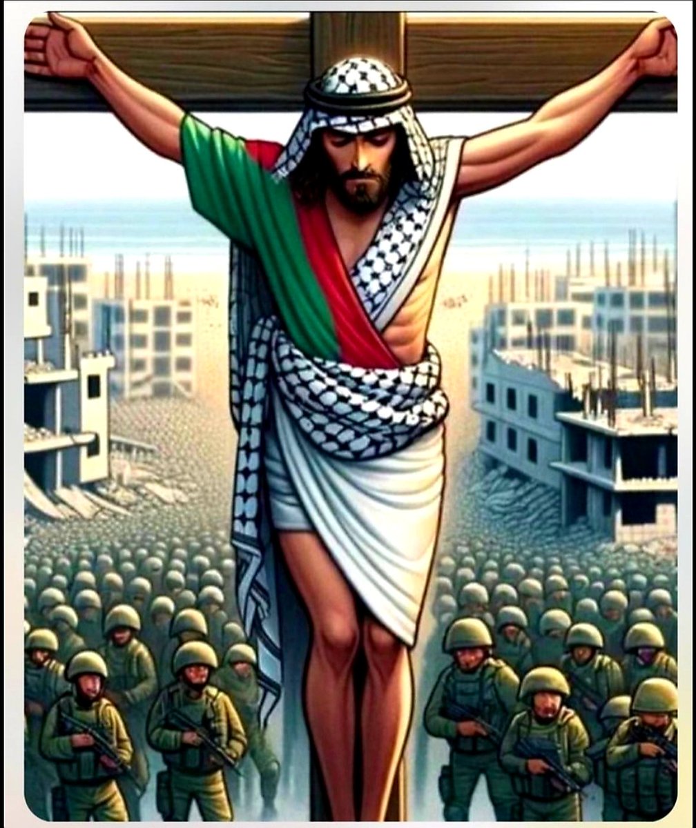 Carolin31050834's tweet photo. @IsraelenFR C'est VOUS qui réécrivez l'histoire, Jésus était Palestinien, il est né en Palestine, il n'était pas juif ni judéin mais un hébreu https://t.co/rFyIdLZQ2I