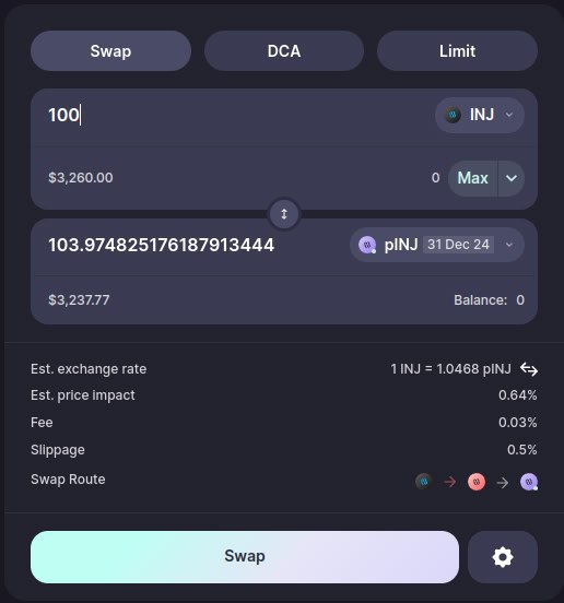 dhermod's tweet photo. ✅ INJ: Earn 3.97%
✅ OSMO: Earn 3.7%
✅ stDYDX: Earn 2.8%
✅ dATOM: Earn 0.4% https://t.co/71CcjQv2aL