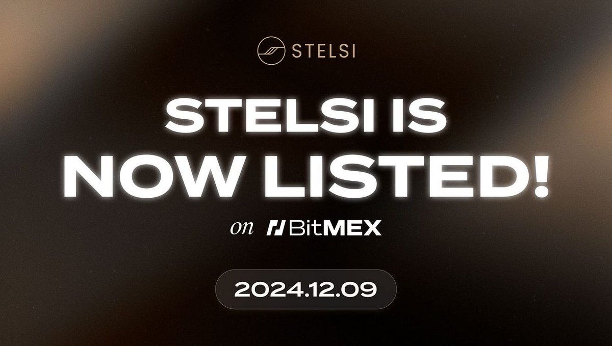 stelsiofficial's tweet image. 🚀STLS is now listed on @BitMEX   
🎉 Starting today, December 9, 2024, at 07:00 (UST), trading for STLS/USDT is officially live!  

🎊Special Give away Event! 
💰$20,000 in STLS! Trade from December 9 to 31  blog.bitmex.com/stls_usdt/ 

#STLS #BitMEX #Listing #Architecture #RWA