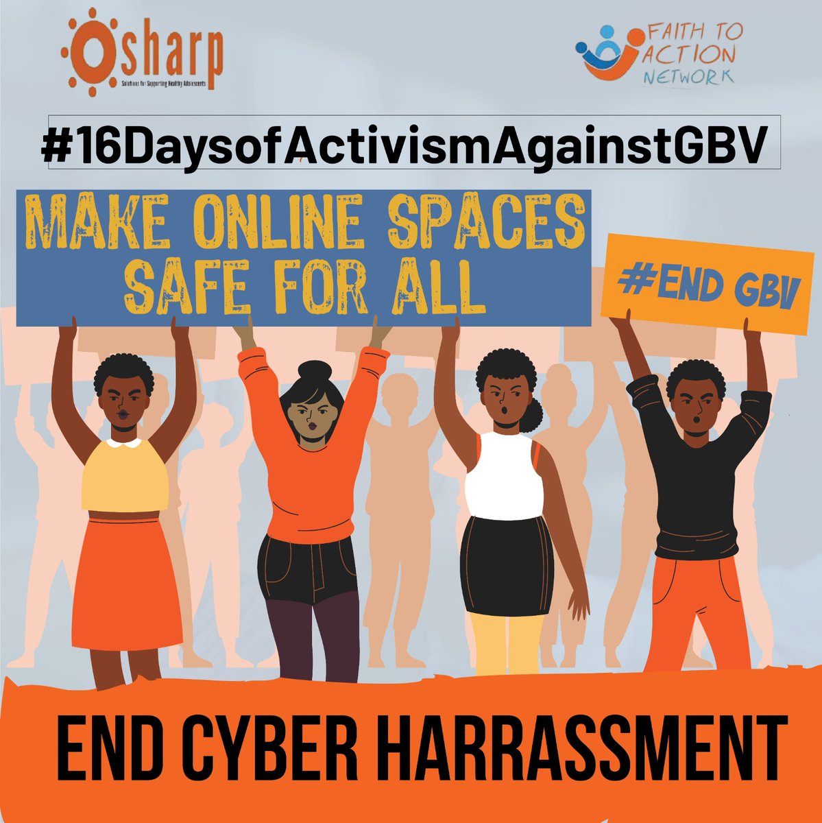IfPC15's tweet photo. Words online can harm just as much as words in person. Stand against cyber harassment and foster kindness and respect on the internet.
#16DaysOfActivismAgainstGBV
#KenyaNiSharp #NoExcuse
@FaithtoActionet https://t.co/e7weXn3MOP
