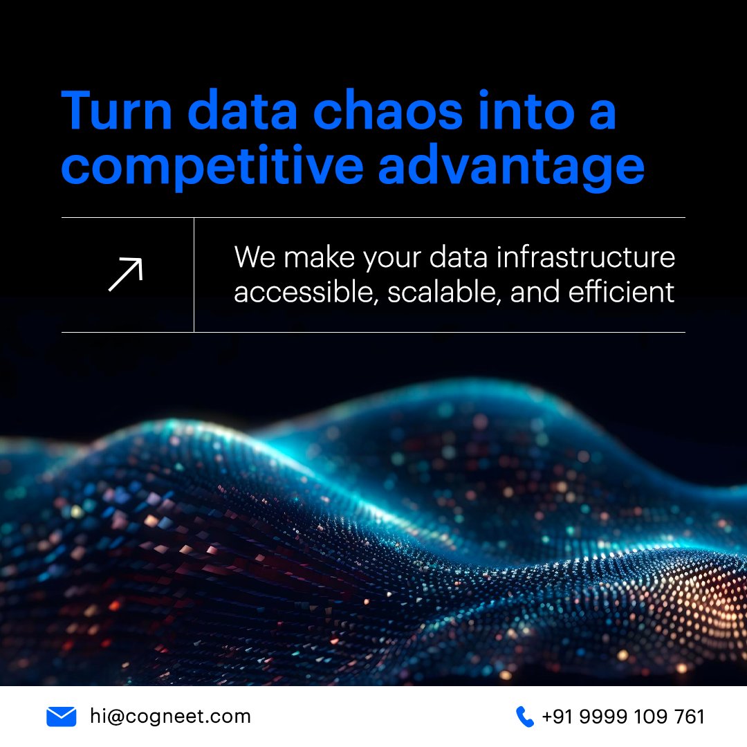cogneetinc's tweet photo. Reliable data infrastructure is crucial for optimal performance and operational excellence.

Supercharge your data infrastructure's efficiency and scalability with our Data Engineering solutions.

Discuss your project requirement 👉 https://t.co/OjPdTMS97x https://t.co/jhm8uprhL4