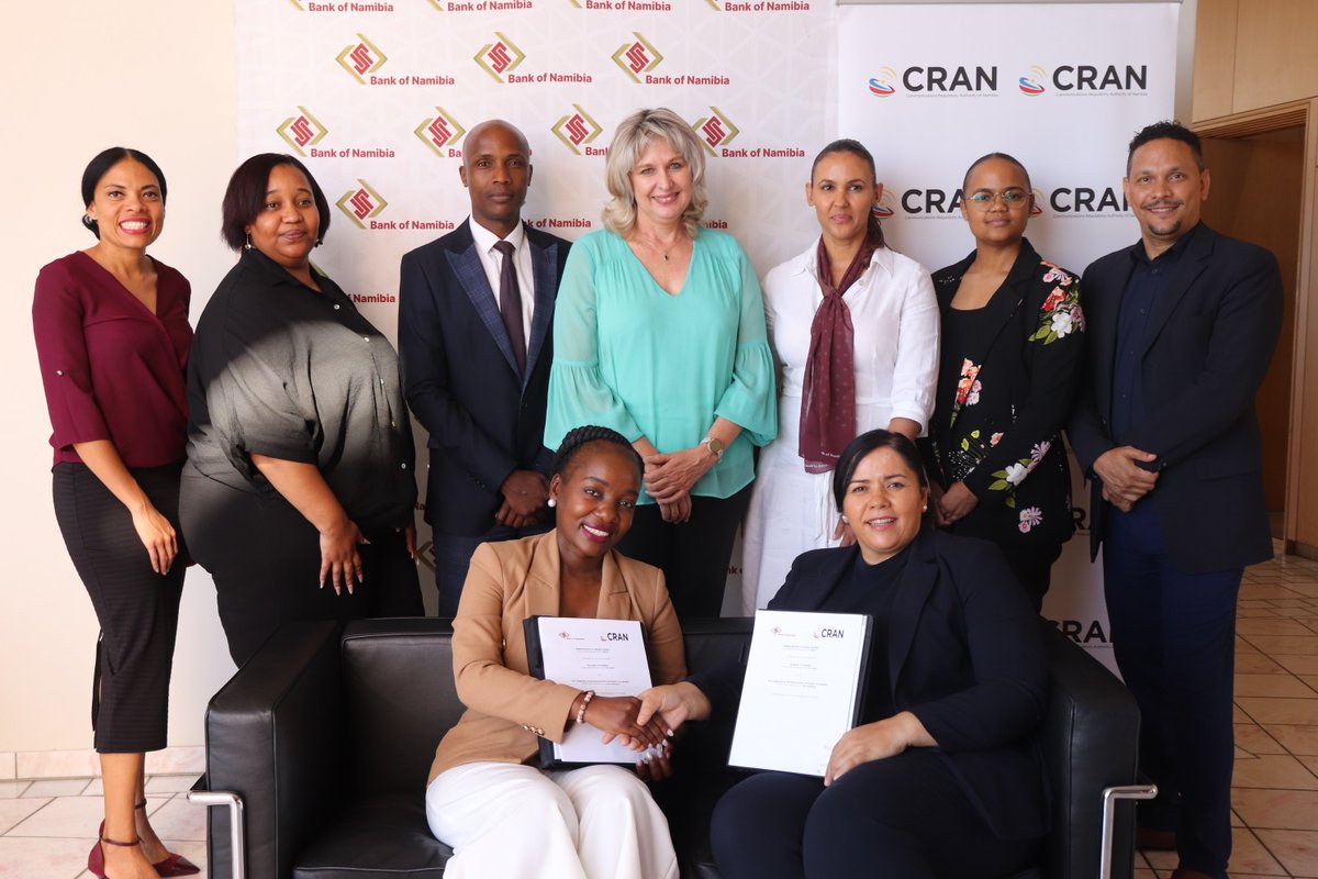 BoN and CRAN renew partnerships to strengthen Namibia's digital landscape. 🇳🇦 Key areas of focus include cybersecurity, mobile money, and Open Banking. #BoN #CRAN #Namibia #Partnership #Cybersecurity #Fintech #DigitalTransformation