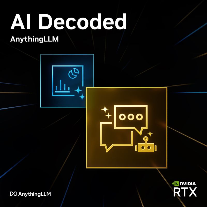 NVIDIAAP's tweet photo. 📝 Meet Agentic AI: the ultimate taskmaster. From managing schedules to automating workflows, Agentic #AI is powered by your NVIDIA AI PC with apps like AnythingLLM for speed and full privacy. 🔐
💻 ✨ Check out the #AIDecoded blog: https://t.co/6NBKroQ8JA https://t.co/Fgex0K3Nam