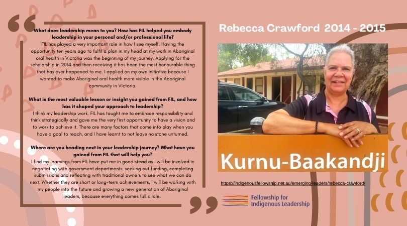 The Fellowship for Indigenous Leadership has been privileged to support and walk alongside Aboriginal and Torres Strait Islander leaders across Victoria. We have launched a new series that celebrates these incredible journeys. 
#IndigenousLeadership