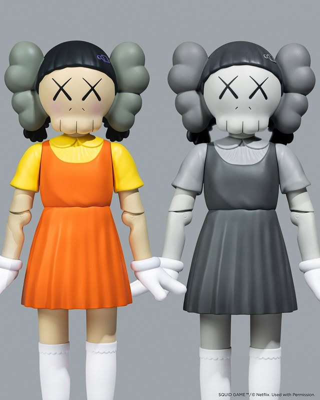 KAWS (カウズ) x イカゲーム2コラボフィギュア「Young Hee