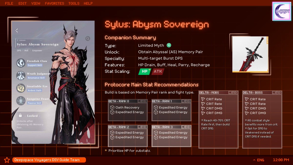 DSV_Guides's tweet photo. "Bow down,"

...Bring the enemies down to their knees with our Abysm Sovereign guide! 🐉

Find out which protocores work best for Sylus's AS companion ⬇️ (More in ALT!)

#Sylus  #LoveandDeepspace
#DeepspaceVoyagers #DSV https://t.co/1v2zeIVjXn