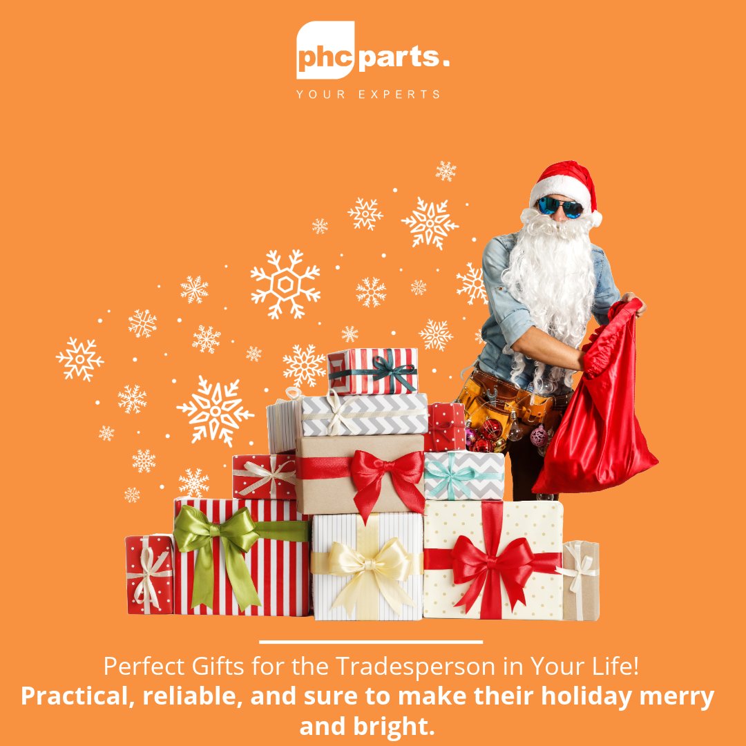 PHCParts's tweet image. Looking for the perfect present for the tradesperson who has everything? PHC Parts has what they need to keep their projects running smoothly, from quality tools to essential parts.

#GiftsForTheTrade #PHCParts #HolidayShopping