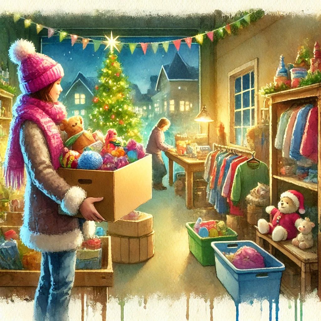 Day 5: Five Golden Ways to Donate
🎁🎄12 Days of Sustainable Christmas 

Day five is all about sharing! Donate unused items to charity shops or community centres. Your clutter might be someone else’s perfect gift! #DonateToReuse #SpreadTheJoy