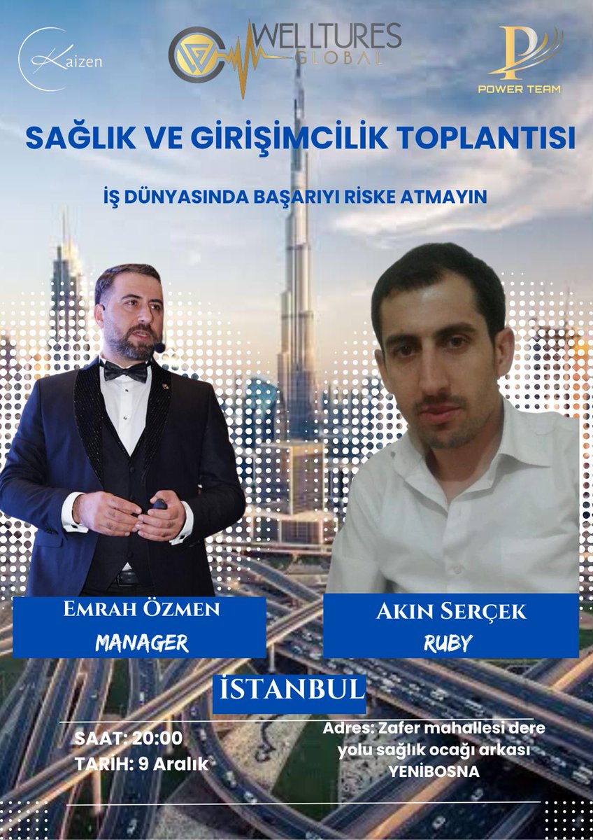 Yenibosna ve çevresi tüm dostlarımız davetlidir