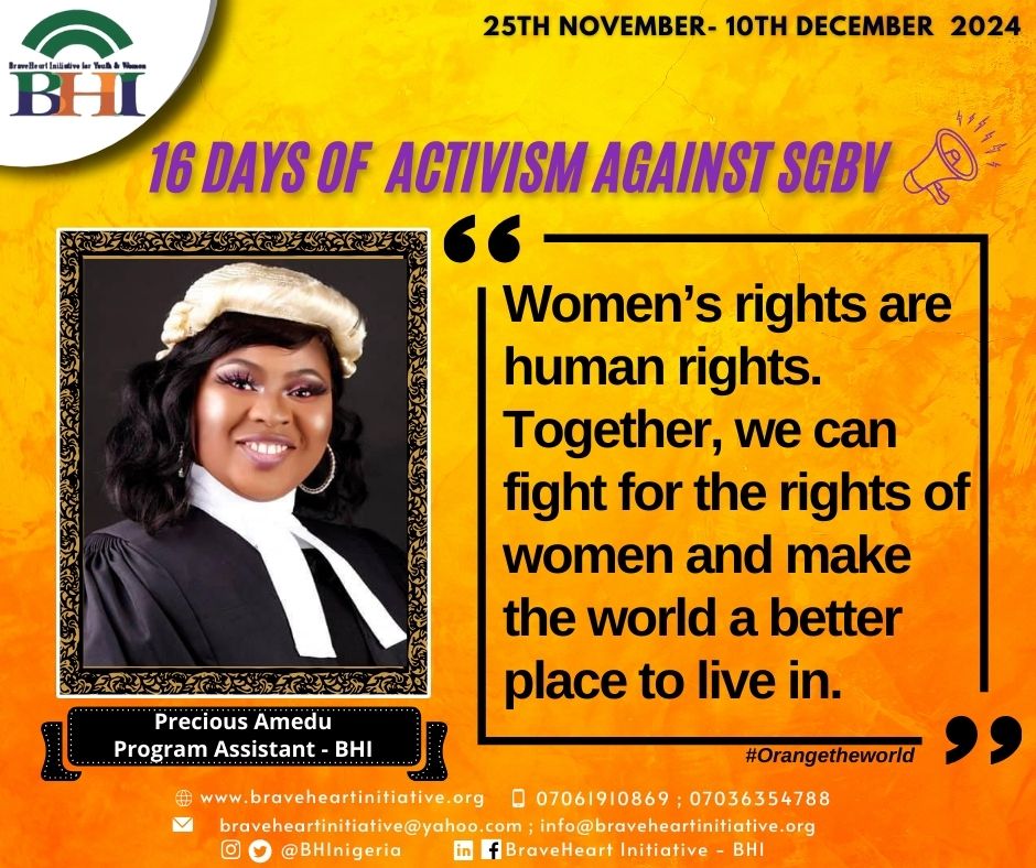 BraveHeart Initiative for Youth & Women tweet media