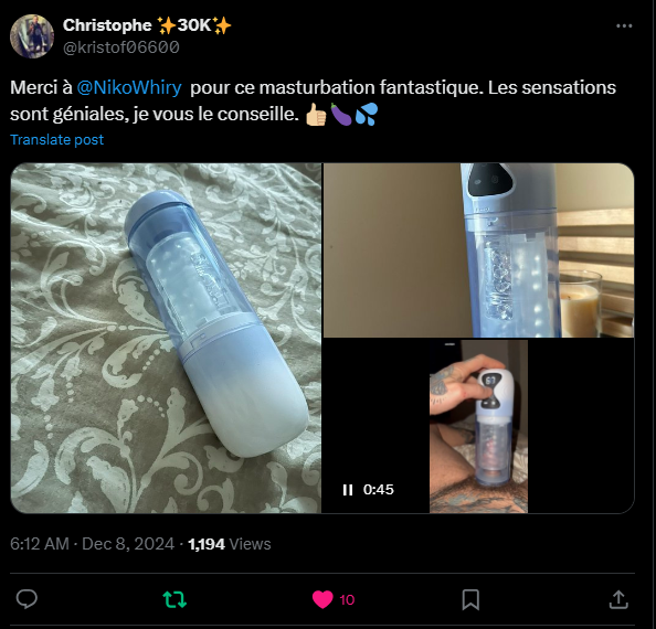 NikoWhiry's tweet photo. Thanks for your trust and support!! @kristof06600 
💗💗💗💗💗💗💗💗💗💗💗💗💗💗
If anyone want sextoy for FREE,🆓🆓🆓🆓🆓
Pls Follow&amp;Dm me @NikoWhiry.👈👈👈👈👈 https://t.co/owIDdK8eQj