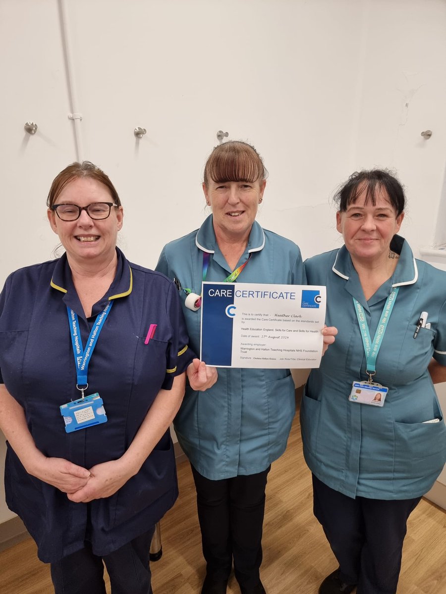 Clinical Education Team (@whhclinicaled) on Twitter photo Well done Heather Clark from C21 presented with Care Certificate. celebrating with her are Donna and Karen from the clinic Ed team. 😊 <a href="/WHHNHS/">WHH 🏥</a> <a href="/SoniaPDavis/">Sonia Davis</a> <a href="/chelsea_hd2709/">Chelsea HD</a> Well done Heather Clark from C21 presented with Care Certificate. celebrating with her are Donna and Karen from the clinic Ed team. 😊 <a href="/WHHNHS/">WHH 🏥</a> <a href="/SoniaPDavis/">Sonia Davis</a> <a href="/chelsea_hd2709/">Chelsea HD</a>
