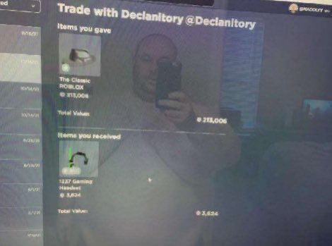Szajczi's tweet image. Is this a good trade?
Personally i think i won! 😁
#robloxtrade #bigwin #tradingroblox #biglimited #win