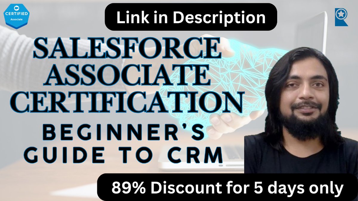 ProperTutorialz's tweet photo. 🌟 Kickstart Your Salesforce Journey with the Salesforce Associate Certification!

📥 Enroll Now &amp; take your first step toward becoming a Salesforce-certified pro: 
 
https://t.co/aXpsNEGVvX

#Salesforce #SalesforceAssociate #CRMTraining https://t.co/JxpPEI3vs9