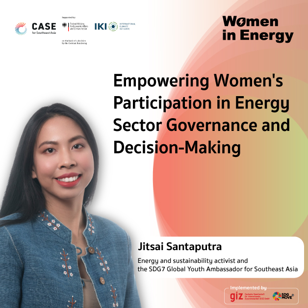CASEforSEA's tweet photo. ♀️⚡️ Women reshaping Thailand’s energy sector! Discover Jitsai’s journey in breaking stereotypes, creating inclusive spaces, and advocating for youth &amp; #women in energy policy design.

📖 Read now: https://t.co/RTYyoWLLTx

@GIZ_Thailand @SDGMoveTH @BMWK @iki_germany 

#CASEforSEA https://t.co/vwHTB4bmea