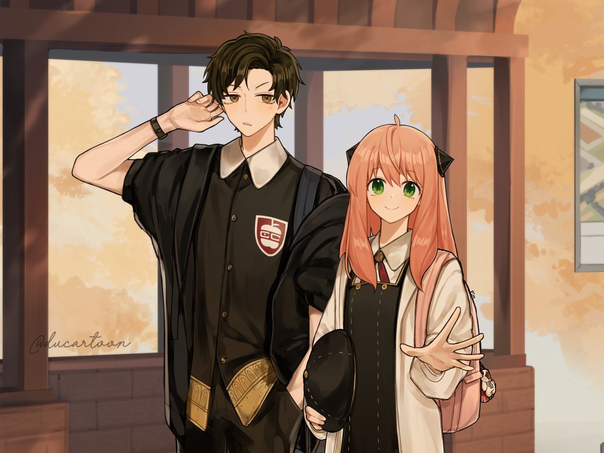 ducartoon's tweet photo. 🌻🍁❄️🌸 #ダミアニャ #SPY_FAMILY https://t.co/JFdXxvHkhv