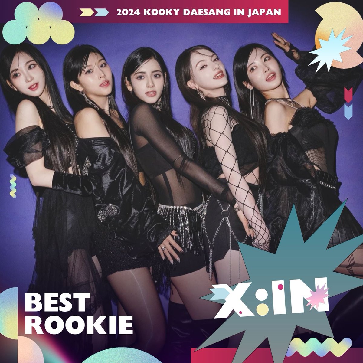 kooky__official's tweet photo. 👑 2024 KOOKY DAESANG AWARDS | BEST ROOKIE 👑

⋆ ˚｡⋆୨୧˚  X:IN ˚୨୧⋆｡˚ ⋆

🎁 #KookyProfile for TOP1 "#XIN #엑신"
- 300 KookyProfile cards distributed at the event to over 400+ attendees 
✅ Please fill out the form below by Tomorrow (Dec 10) (KST). 🔗 https://t.co/k9ichHgNRD
🏆 Moves on to final vote to compete for the grand prize

🎁 #KookyGallery for 100k+ votes
- 1 ad placement on the jumbo screen
#XIN #엑신 
#8TURN #에잇턴 
#ZB1 #제베원 
✅ Submit your video by Dec 15th (KST):
🔗https://t.co/aVNG3IOYda

📍The final voting will start tomorrow, so stay tuned!
#KookyRanking #KookyPromotion #KookyDaesang #kpoprookie #bestrookie #kpop #trophy #ZEROBASEONE #제로베이스원 #ZEROBASEONEfanart #ZEROSEと繋がりたい #8TURN好きな人と繋がりたい