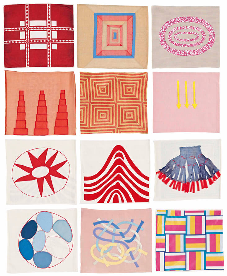 Louise Bourgeois, from her fabric book 'Ode a l’Oubli', 2004 #WomensArt